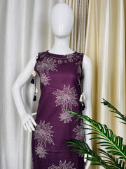 VOILET FLORAL CHARM TOP (SU 439)