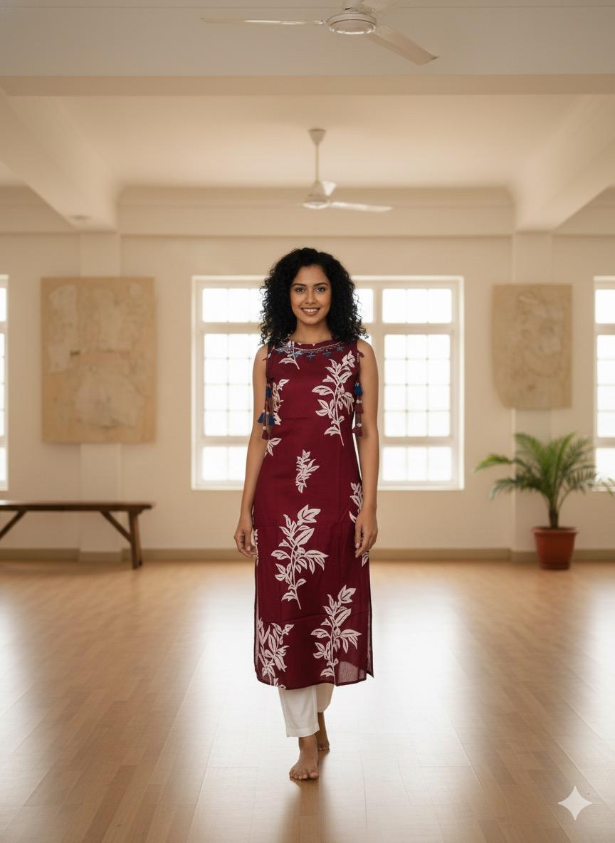 BURGUNDY CHARM TOP (SU 432)