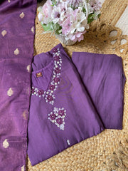 GRAPE PETALS SALWAR 3 PIECE SET (SU 393)