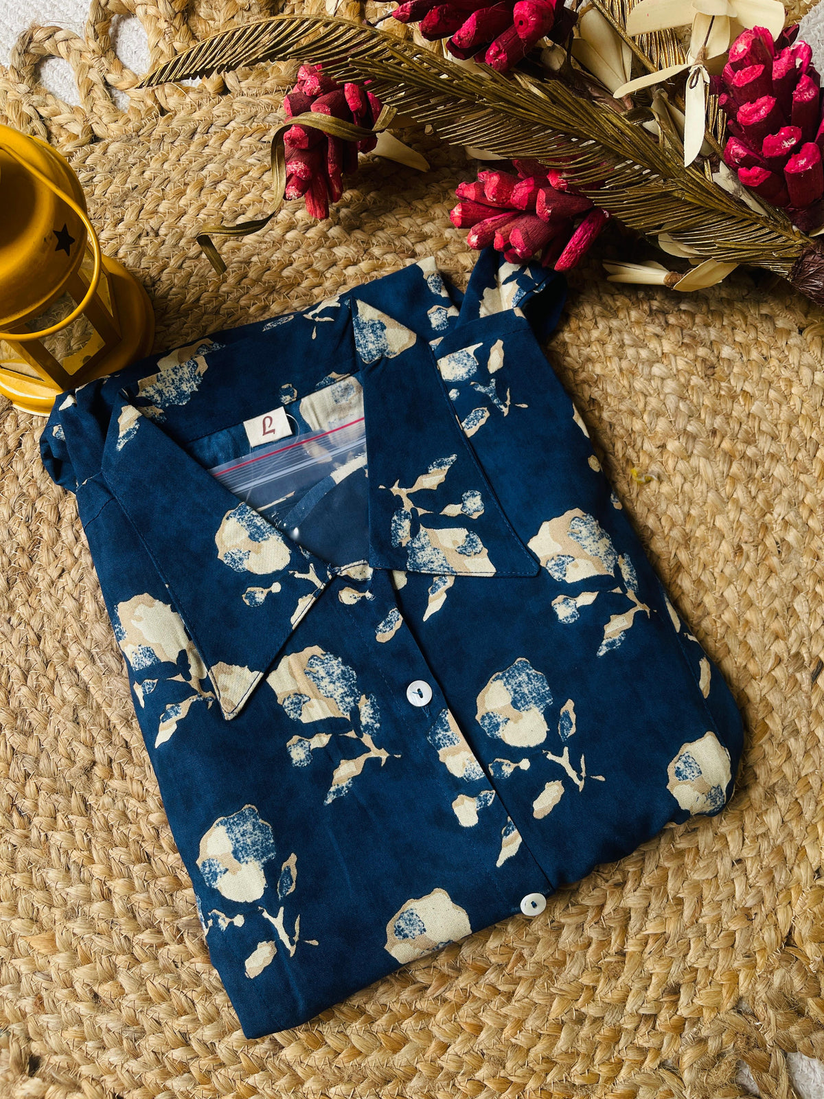 BLUE PETAL CHARM DRESS WITH BACK TIE (SU 624)