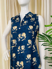 BLUE PETAL CHARM DRESS WITH BACK TIE (SU 624)