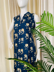 BLUE PETAL CHARM DRESS WITH BACK TIE (SU 624)