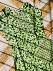 GREEN MOSAIC KURTHI SET (SU 612)