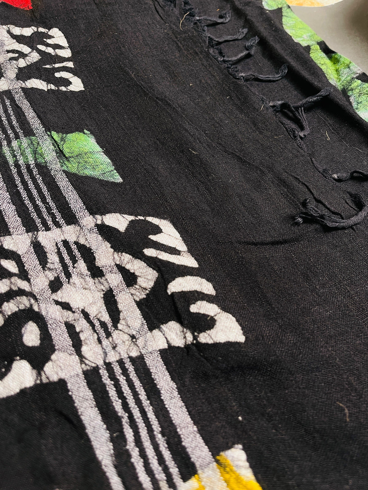 BLACK LINEN SAREE (SU 464)