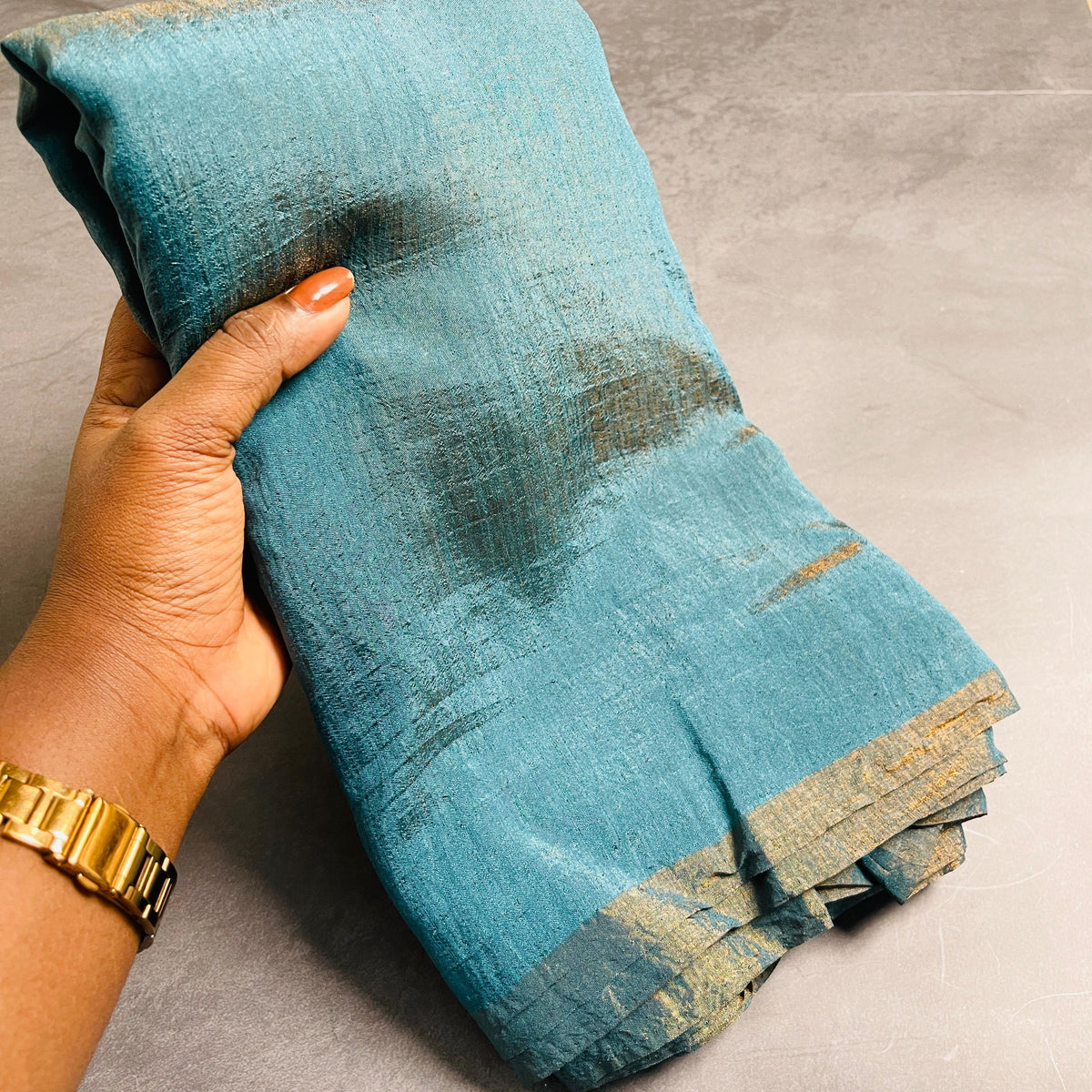 AQUA GREEN SAREE (SU 527)