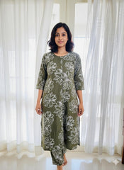 EVERGREEN BLOSSOM CO ORD SET (SU 658)