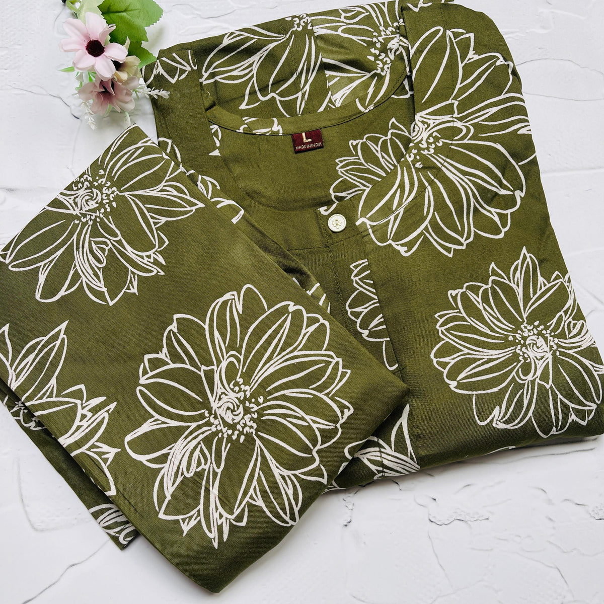 EVERGREEN BLOSSOM CO ORD SET (SU 658)