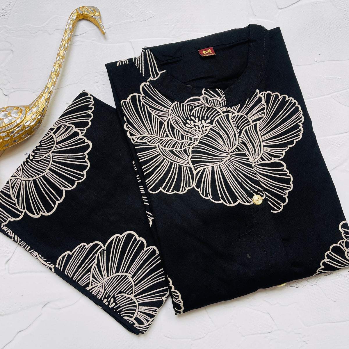 MIDNIGHT BLOOM CO ORD SET (SU 661)