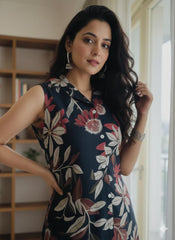 DUSKY FLORAL CO ORD SET (SU 663)