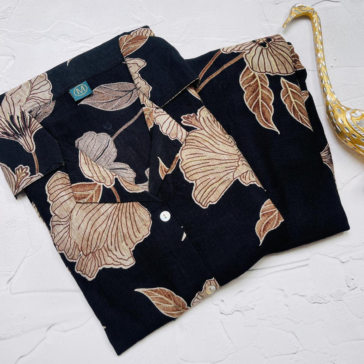 BLACK PUSHP CO ORD SET (SU 662)