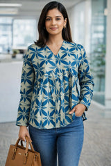 BLUEBELL LEAFY SHORT KURTHI (SU 680)