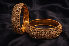 RAJWADI STONE BANGLES SET OF 2 (SJ 108)