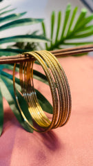CLASSIC GOLD SPARKLE BANGLES (SJ 112)