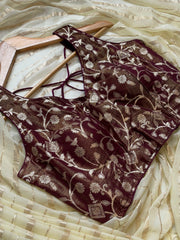 Brown blouse (ready made)