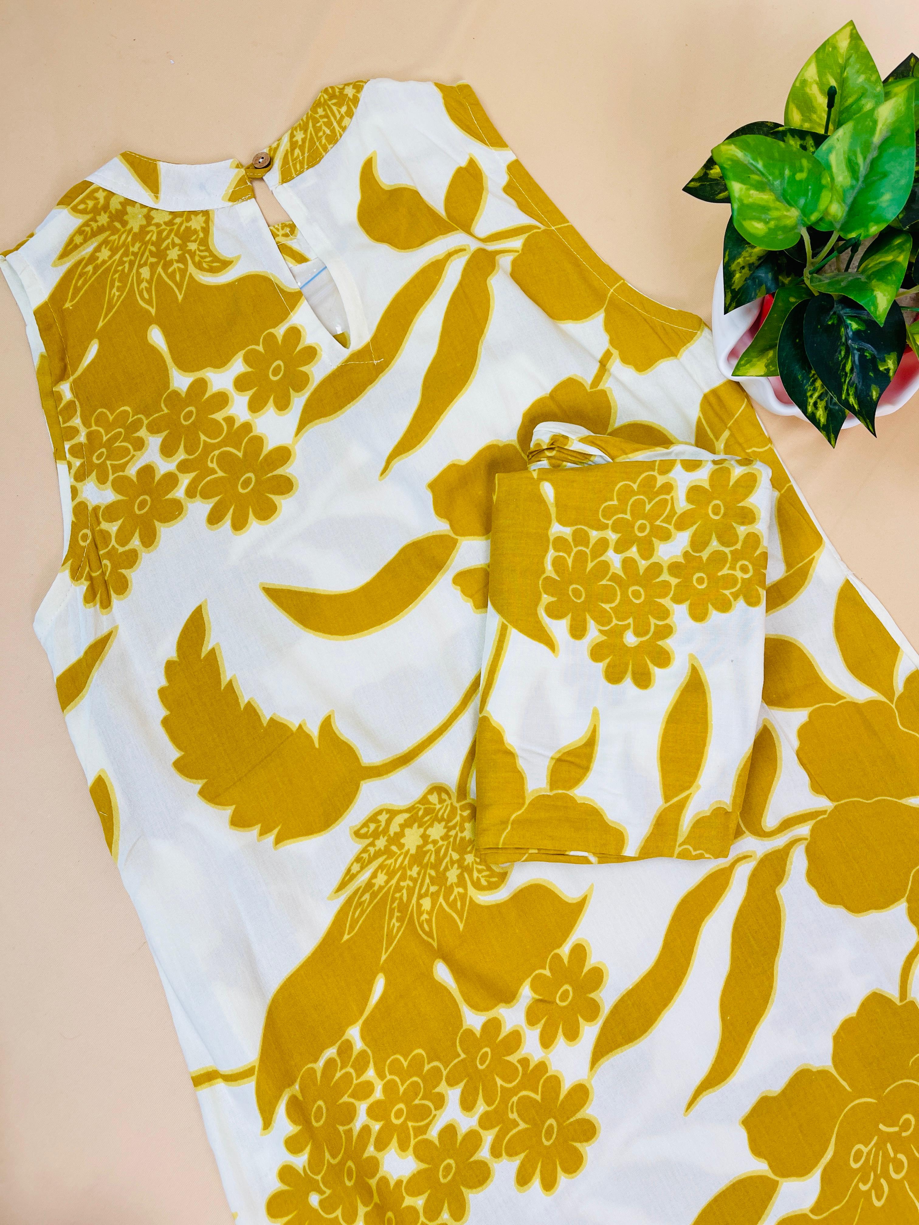 Yellow sunny sideup co-ord set - SU 441