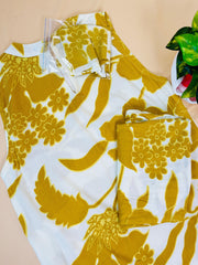 Yellow sunny sideup co-ord set - SU 441
