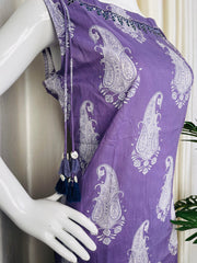 VOILET FLORAL CHARM TOP - SU 397