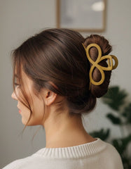 MANDARA HAIR CLAW CILP BROWN ( SJ 75 ) ( 1 count )