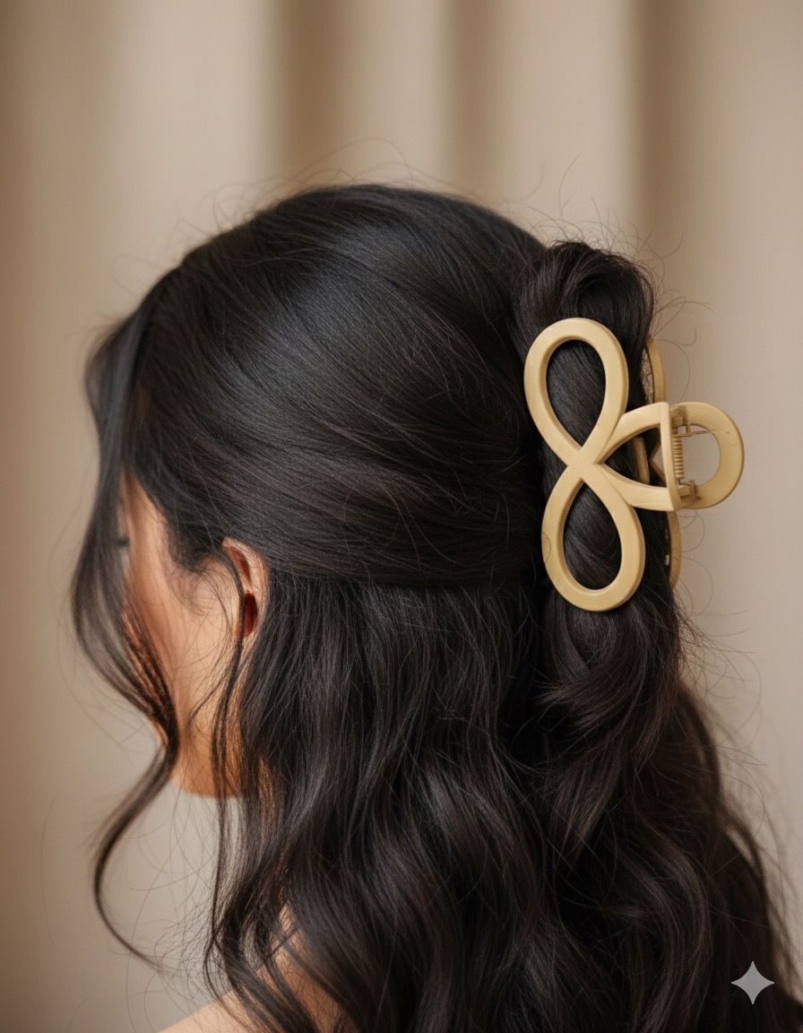 MANDARA HAIR CLAW CILP CREAM ( SJ 75 ) ( 1 count )