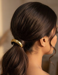 Golden Half Moon Hair Tie ( 1 count )