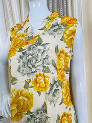 SUNLIGHT FLORAL YELLOW PETALS CO ORD SETS (SU 513)