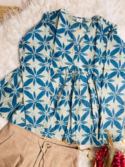 BLUEBELL LEAFY SHORT KURTHI (SU 680)