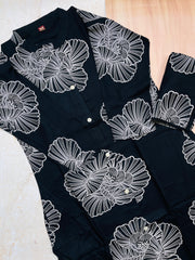 MIDNIGHT BLOOM CO ORD SET (SU 661)