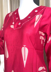 ROSE  PETAL MIRROR CO ORD SET (SU 659)