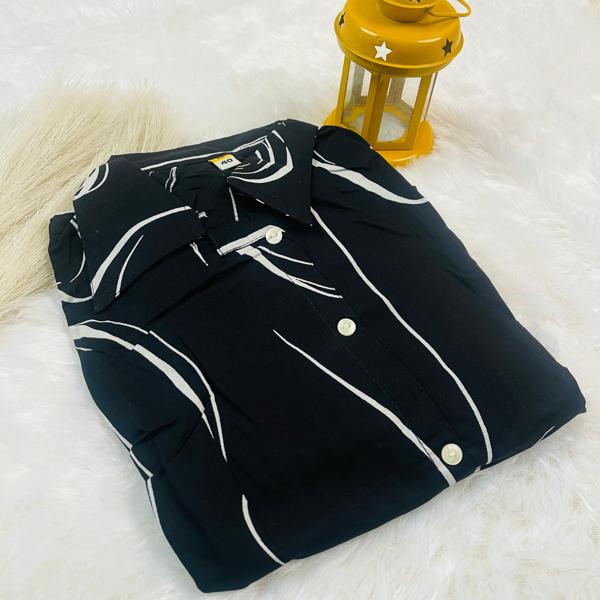 MODERN ART BLACK LOOP DRESS