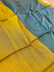 THENNAL✨🩵 KHADI COTTON SAREE (SU 774)