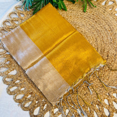 MUKUNDHA✨GOLDISH TISSUE SILK SAREE (SU 773)